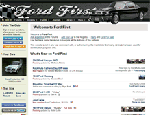 Tablet Screenshot of fordfirst.com